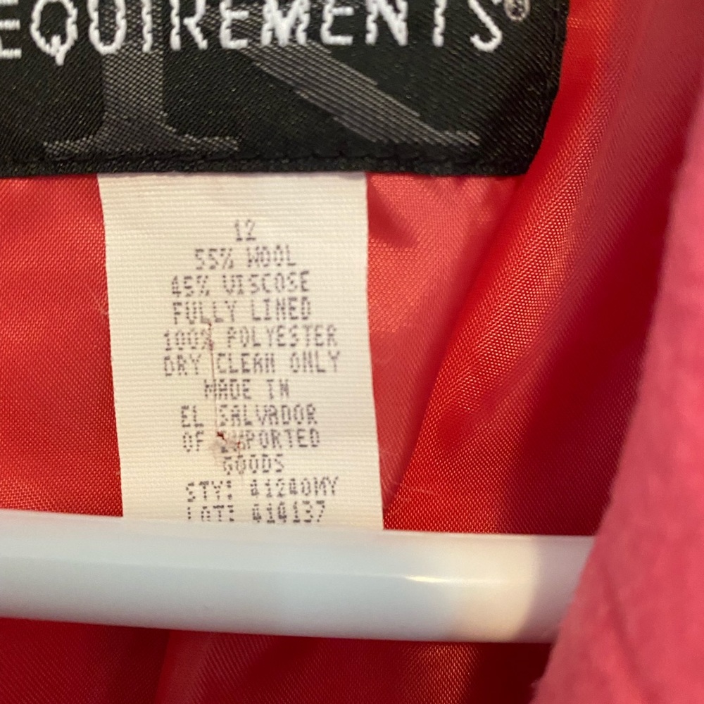 Requirements Pink Blazer Jacket - Picture 3 of 7